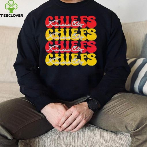 Kansas City Chiefs Football Bubble Red Yellow shirt