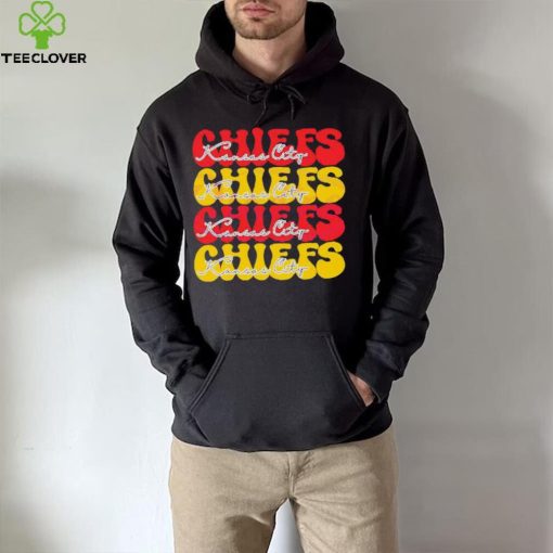 Kansas City Chiefs Football Bubble Red Yellow shirt