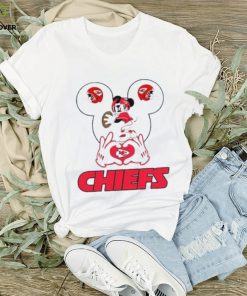 Kansas City Chiefs Football Mickey Mouse Disney Valentines Day Gift For Husband Couples Vintage Cute Kc Chiefs Shirt