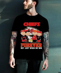 Kansas City Chiefs Football Snoopy Forever Not Just When We Win T Shirt