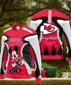 Kansas City Chiefs Gift for Big Fans 3D Ugly Xmas Sweater