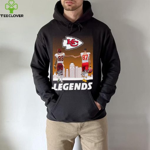 Kansas City Chiefs Gonzalez Kelce Legends City Signatures Signature Shirt