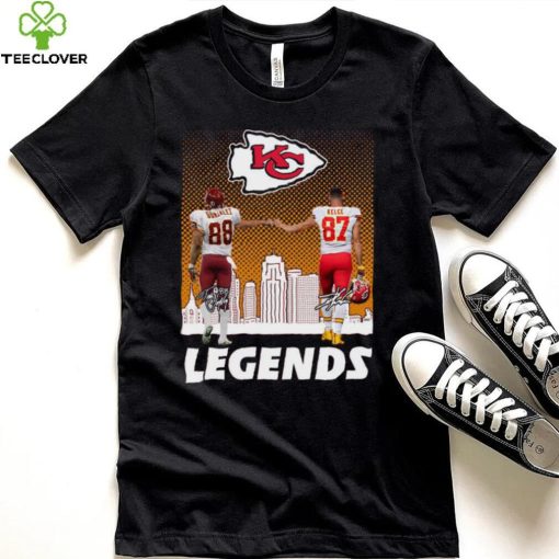 Kansas City Chiefs Gonzalez Kelce Legends City Signatures Signature Shirt