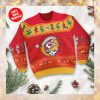 Kansas City Chiefs Grateful Dead SKull And Bears Custom Name Ugly Sweater NFL Football Christmas Shirt