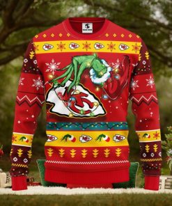 Kansas City Chiefs Grinch Christmas Ugly Sweater