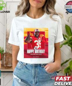 Kansas City Chiefs Happy Birthday Jaylen Watson Helzberg Poster t shirt
