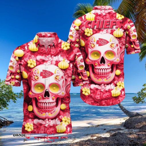 Kansas City Chiefs Hawaiian Season Aloha Hot Version All Over Printed Shirt