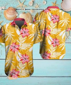 Kansas City Chiefs Hawaiian Tracksuit Floral Outfits Button Shirt Beach Shorts