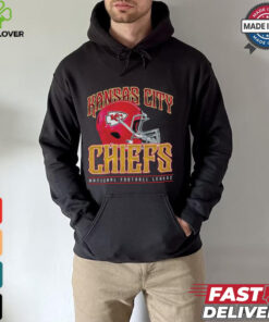 Kansas City Chiefs Helmet Garment Dyed Heavyweight T Shirt