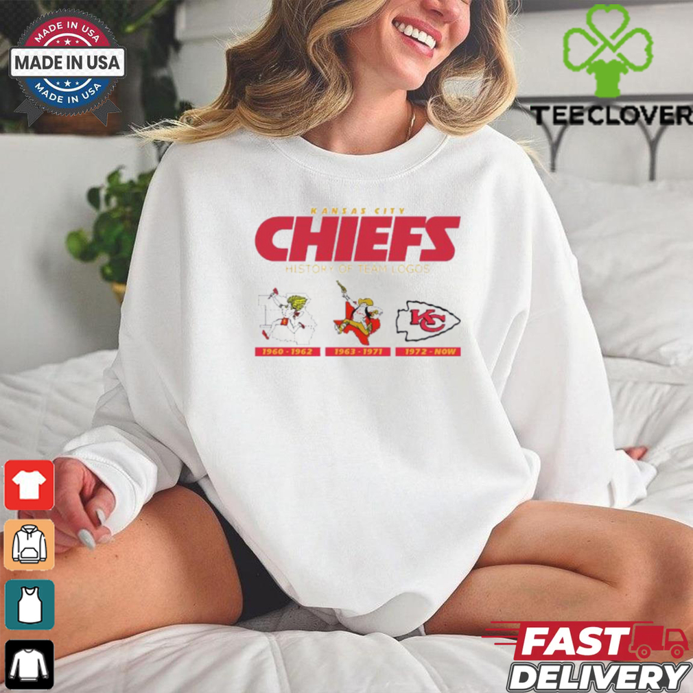 Kansas City Chiefs History Of Team Logos Shirt Kansas City Chiefs History Of Team Logos Shirt