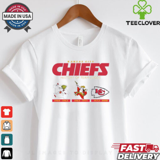 Kansas City Chiefs History Of Team Logos Shirt