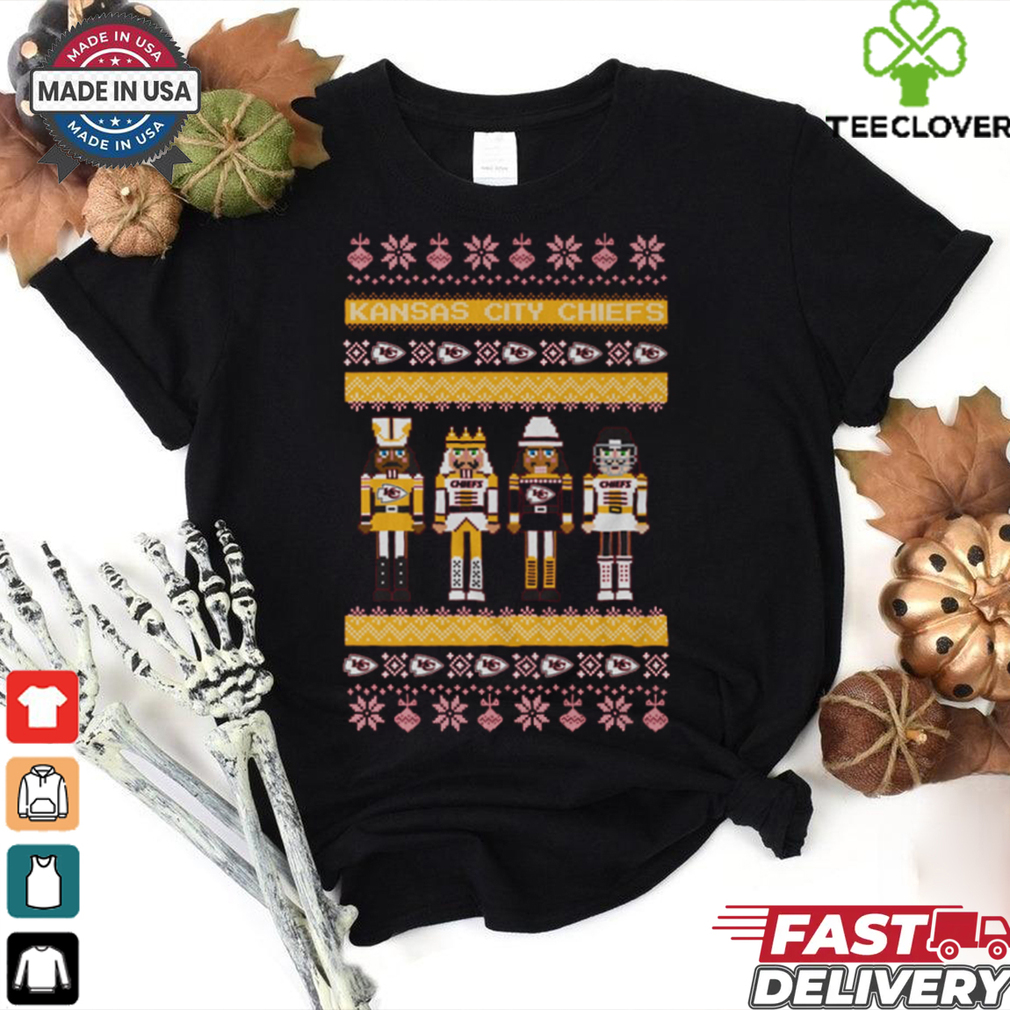 Kansas City Chiefs Holiday Nutcracker Sweater T Shirt Kansas City Chiefs Holiday Nutcracker Sweater T Shirt