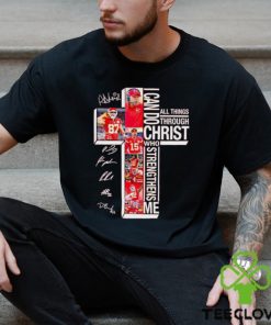 Kansas City Chiefs I can do all things through Christ who strengthens me signatures shirt