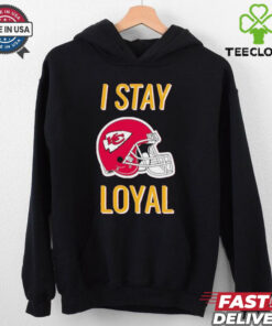 Kansas City Chiefs I stay loyal helmet shirt