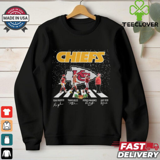 Kansas City Chiefs Isiah Pacheco Travis Kelce Patrick Mahomes Andy Reid T Shirt