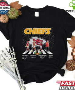 Kansas City Chiefs Isiah Pacheco Travis Kelce Patrick Mahomes Andy Reid T Shirt