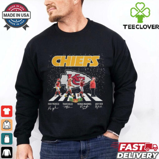 Kansas City Chiefs Isiah Pacheco Travis Kelce Patrick Mahomes Andy Reid T Shirt