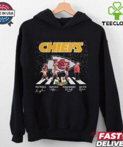 Kansas City Chiefs Isiah Pacheco Travis Kelce Patrick Mahomes Andy Reid T Shirt