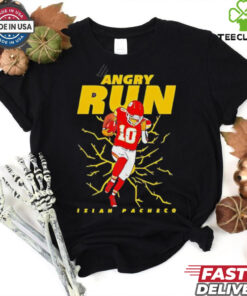 Kansas City Chiefs Isiah Pacheco angry run shirt