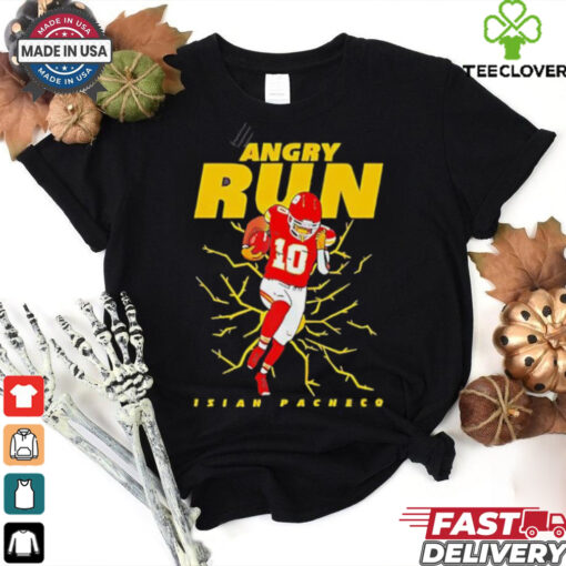 Kansas City Chiefs Isiah Pacheco angry run shirt