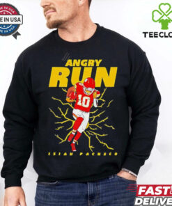 Kansas City Chiefs Isiah Pacheco angry run shirt