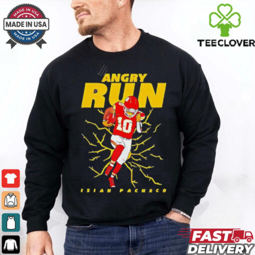 Kansas City Chiefs Isiah Pacheco angry run shirt