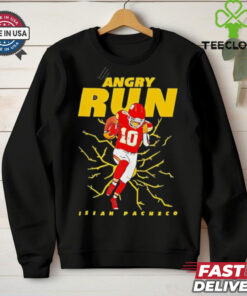 Kansas City Chiefs Isiah Pacheco angry run shirt