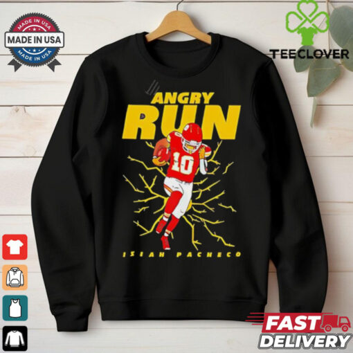 Kansas City Chiefs Isiah Pacheco angry run shirt