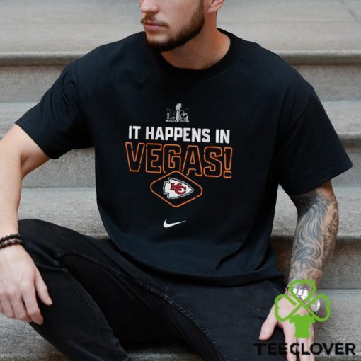 Kansas City Chiefs It Happens In Vegas Super Bowl Lviii Shirt