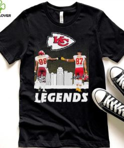 Kansas City Chiefs Legend Tony Gonzalez And Travis Kelce Signatures Shirt