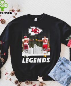 Kansas City Chiefs Legend Tony Gonzalez And Travis Kelce Signatures Shirt
