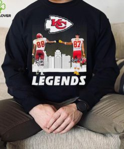 Kansas City Chiefs Legend Tony Gonzalez And Travis Kelce Signatures Shirt