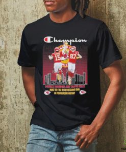 Kansas City Chiefs Mahomes Kelce Most Receivers T Shirt