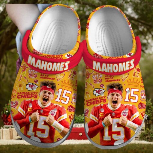 Kansas City Chiefs Mahomes NFL Sport Crocs Crocband Clogs Shoes Comfortable For Men Women and Kids – Footwearelite Exclusive