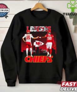 Kansas City Chiefs Mahomes and Thomas skyline shirt 1 Kansas City Chiefs Mahomes and Thomas skyline shirt