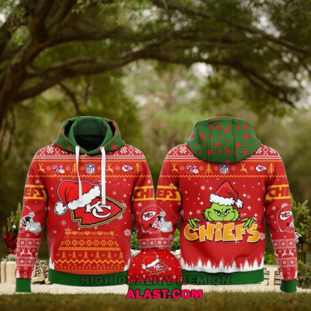 Kansas City Chiefs Merry Christmas Ugly Hoodie Sweatshirt Kansas City Chiefs Merry Christmas Ugly Hoodie Sweatshirt