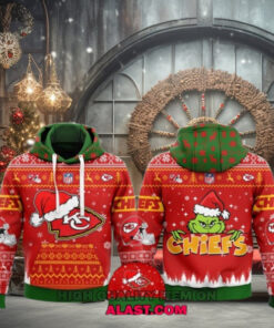 Kansas City Chiefs Merry Christmas Ugly Hoodie Sweatshirt