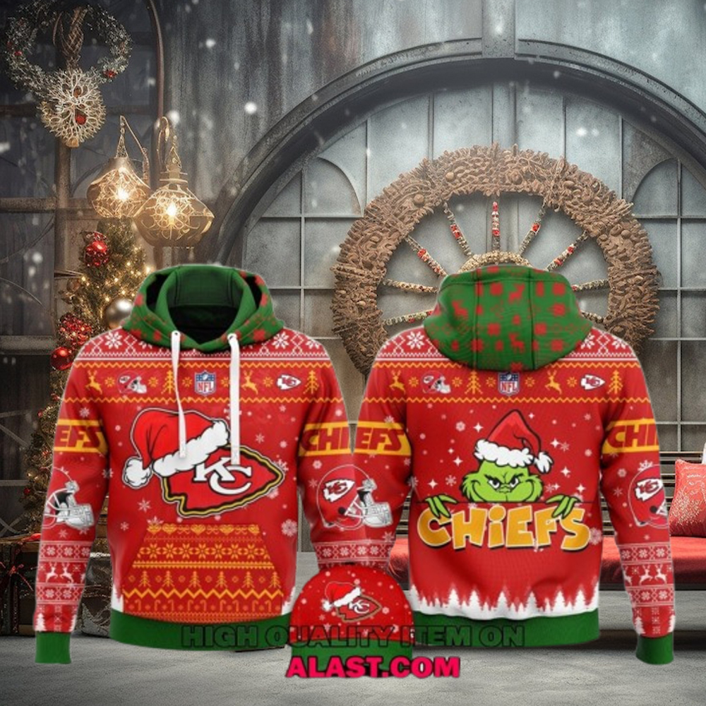 Kansas City Chiefs Merry Christmas Ugly Hoodie Sweatshirt Kansas City Chiefs Merry Christmas Ugly Hoodie Sweatshirt