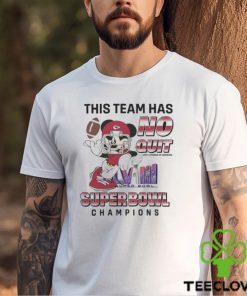 Kansas City Chiefs Mickey Mouse This Team Has No Quit Super Bowl Champions 2024 Official White T Shirt