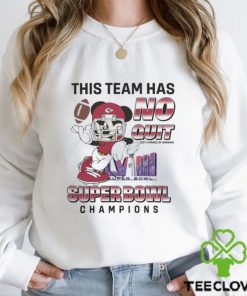 Kansas City Chiefs Mickey Mouse This Team Has No Quit Super Bowl Champions 2024 Official White T Shirt