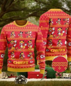 Kansas City Chiefs Mickey Mouse Ugly Christmas Sweater, Ugly Sweater, Christmas Sweaters, Hoodie, Sweatshirt, Sweater