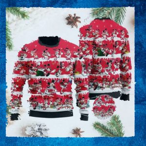 Kansas City Chiefs Mickey NFL American Football Ugly Christmas Sweater Sweatshirt Party