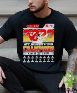 Kansas City Chiefs NFL 2023 AFC West Division Champions Shirt