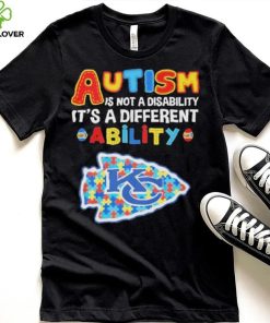 Kansas City Chiefs NFL Autism Is Not A Disability 2024 Shirt