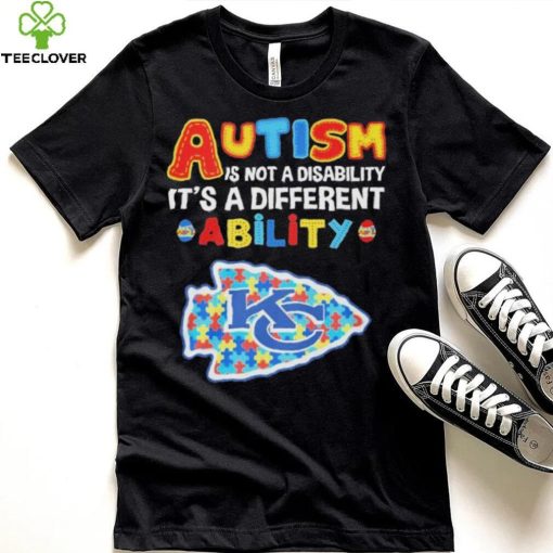 Kansas City Chiefs NFL Autism Is Not A Disability 2024 Shirt