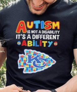 Kansas City Chiefs NFL Autism Is Not A Disability 2024 Shirt