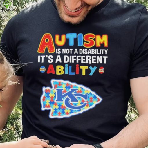 Kansas City Chiefs NFL Autism Is Not A Disability 2024 Shirt