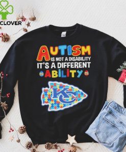 Kansas City Chiefs NFL Autism Is Not A Disability 2024 Shirt