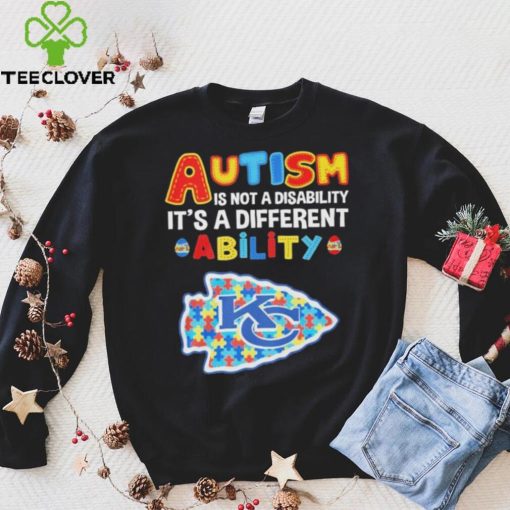 Kansas City Chiefs NFL Autism Is Not A Disability 2024 Shirt