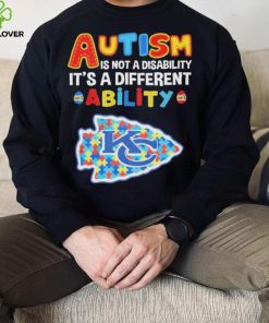 Kansas City Chiefs NFL Autism Is Not A Disability 2024 Shirt